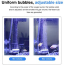 Quiet Bubble Stone Aerator Head Fish Tank Oxygen Pump Nano Air Disc Atomizer - Diameter 35MM