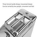 Stainless Steel Fuel Oil Drum Tank Silver 20L Diesel Gasoline Storage Container
