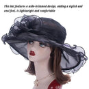 Ladies Large Brim Sun Hat Lightweight Bowler Hat Summer Beach Outdoor Protection