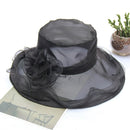 Ladies Large Brim Sun Hat Lightweight Bowler Hat Summer Beach Outdoor Protection