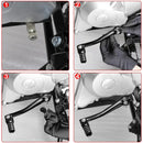 Foldable Gear Shift Lever Replacement for 50-250cc Pit Dirt Bike Off Road Motorcycle - Red