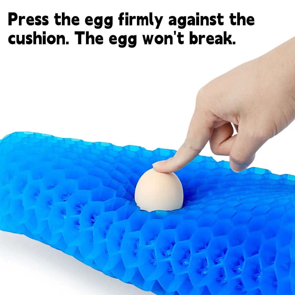 Office Seat Cushion Silicone Honeycomb Cooling Pad Breathable Pressure Relief