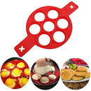 Silicone Non Stick Flipper Pancake Pan Perfect Breakfast Maker Egg Omelette Tool