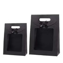 24PCS Bow Gift Boxes with Clear Window Aesthetic for Candy Gift Packaging Use - M