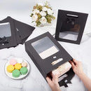 24PCS Bow Gift Boxes with Clear Window Aesthetic for Candy Gift Packaging Use - M