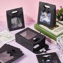 24PCS Bow Gift Boxes with Clear Window Aesthetic for Candy Gift Packaging Use - M