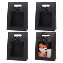 24PCS Bow Gift Boxes with Clear Window Aesthetic for Candy Gift Packaging Use - M