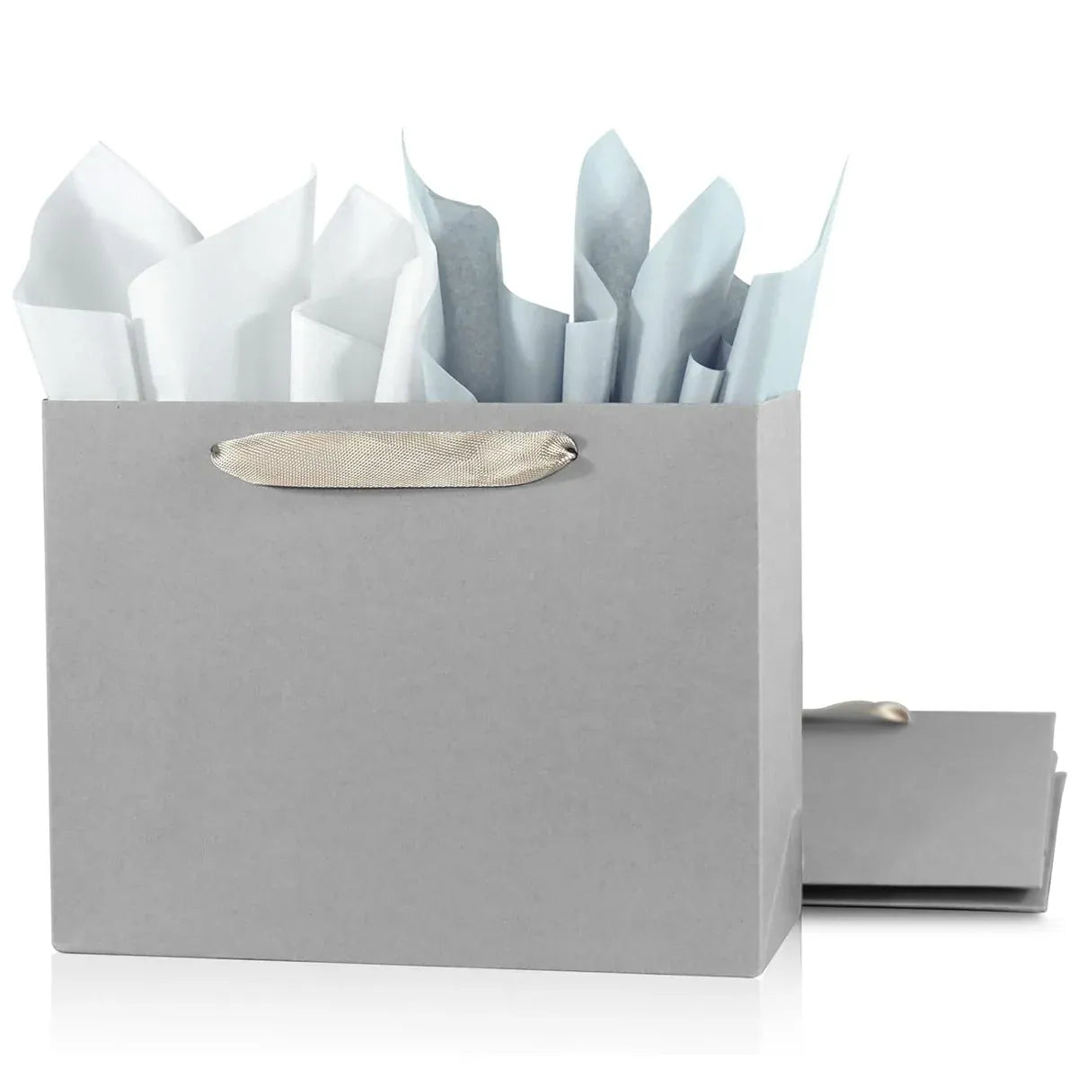 10PCS Gift Bags with Handles Wedding Party Bags High Strength Durable Paper - 26x12x31cm
