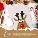 50pcs White Kraft Paper Tote Bags Gift Bags for Packaging Shopping and Storage