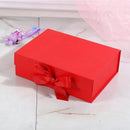 5X Medium Premium Gift Boxes with Ribbon Multi-Color Hamper Packaging Set - Orange