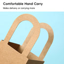 50 Pack Kraft Paper Gift Boxes with Handles Succulent Favour Boxes Party Packaging