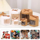 20PCS Small Gift Box Candy Storage Box Party Favor Treat Packaging Recyclable - Kraft-L