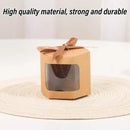 20PCS Small Gift Box Candy Storage Box Party Favor Treat Packaging Recyclable - Kraft-L