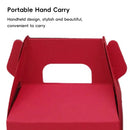 3 Packs Handheld Kraft Paper Gift Boxes with Thank-you Stickers Party Favor Use - Kraft