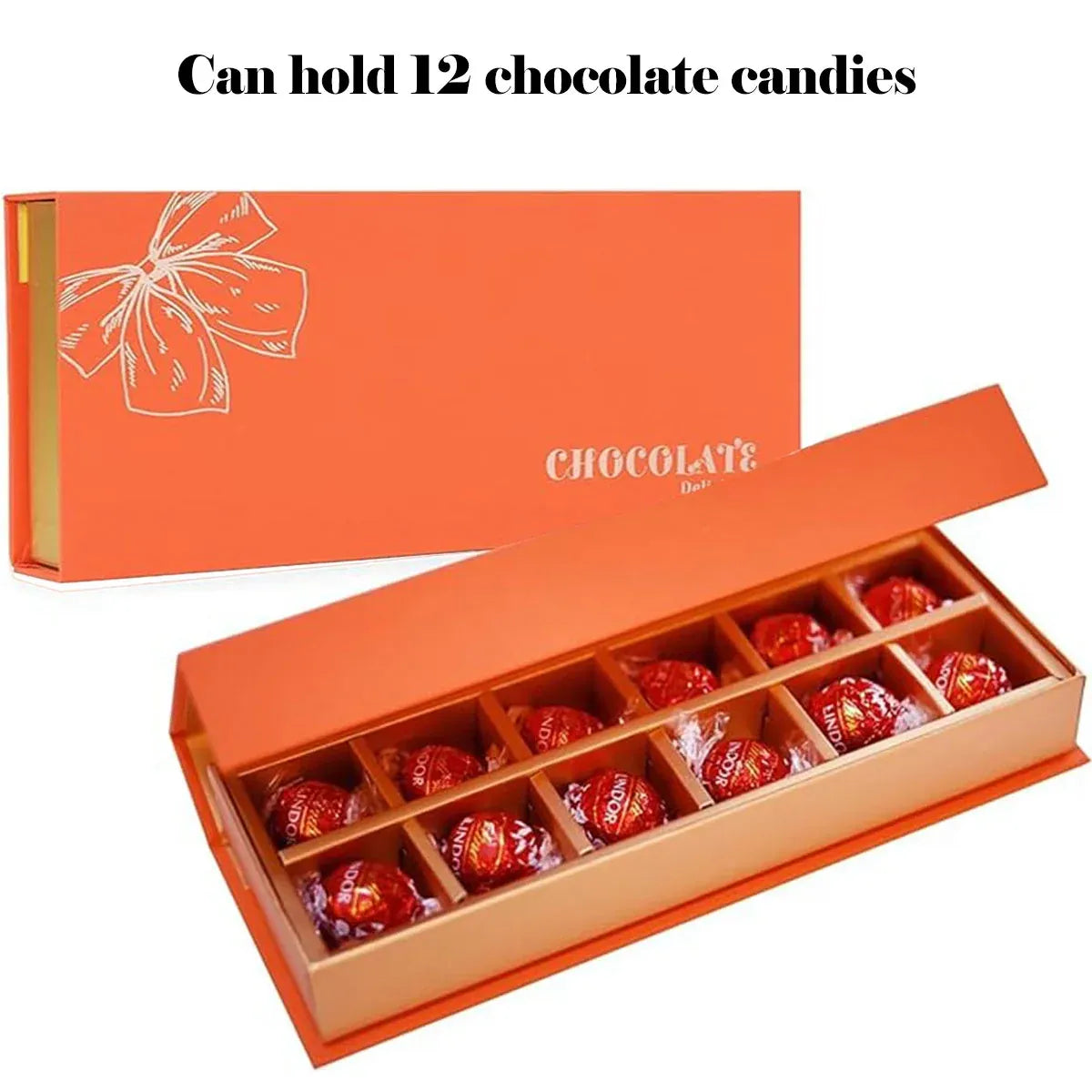 5pcs Flip-Top Chocolate Gift Boxes Or Special Occasions And Packaging Gifts