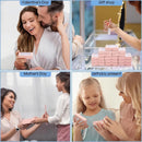 12Pcs Clear Window Jewelry Boxes Transparent Lid Display Case For Necklace Ring - Blue