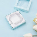 12Pcs Clear Window Jewelry Boxes Transparent Lid Display Case For Necklace Ring - Blue