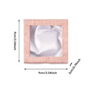 12Pcs Clear Window Jewelry Boxes Transparent Lid Display Case For Necklace Ring - Blue