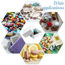 10Pcs Kraft Gift Boxes Set with Jute Rope 8x8x4 Inch Party Favour Packaging - White