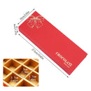 Chocolate Gift Box 5pcs Book Style Clamshell 12 Slot Hardbound Packaging Boxes - White