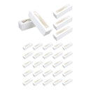 30 Pcs Kraft Paper Window Box Cardboard Gift Packaging Bakery Party Favour Box - White