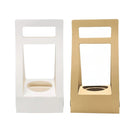 30PCS Flower Gift Packaging Boxes with Handle Durable Birthday Wedding Favors - White