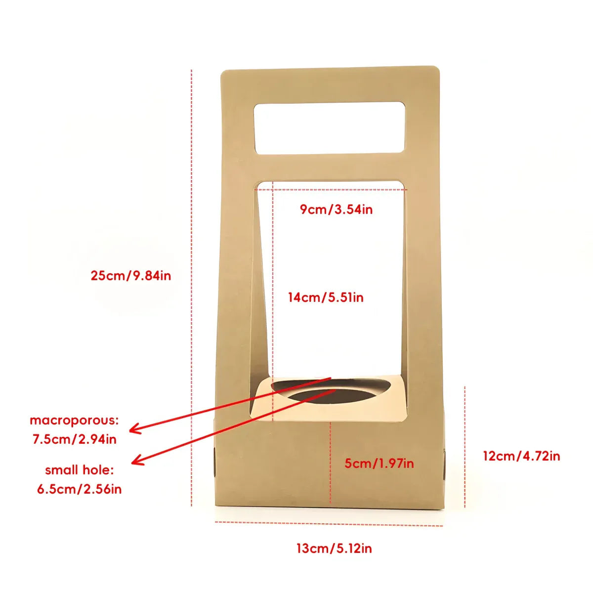 30PCS Flower Gift Packaging Boxes with Handle Durable Birthday Wedding Favors - White