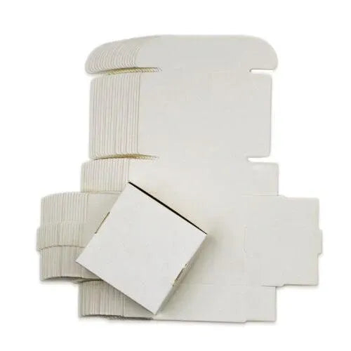 40x Paper Wedding Favour Boxes Party Favour Cookie Candy Soap Bomboniere boxes - White