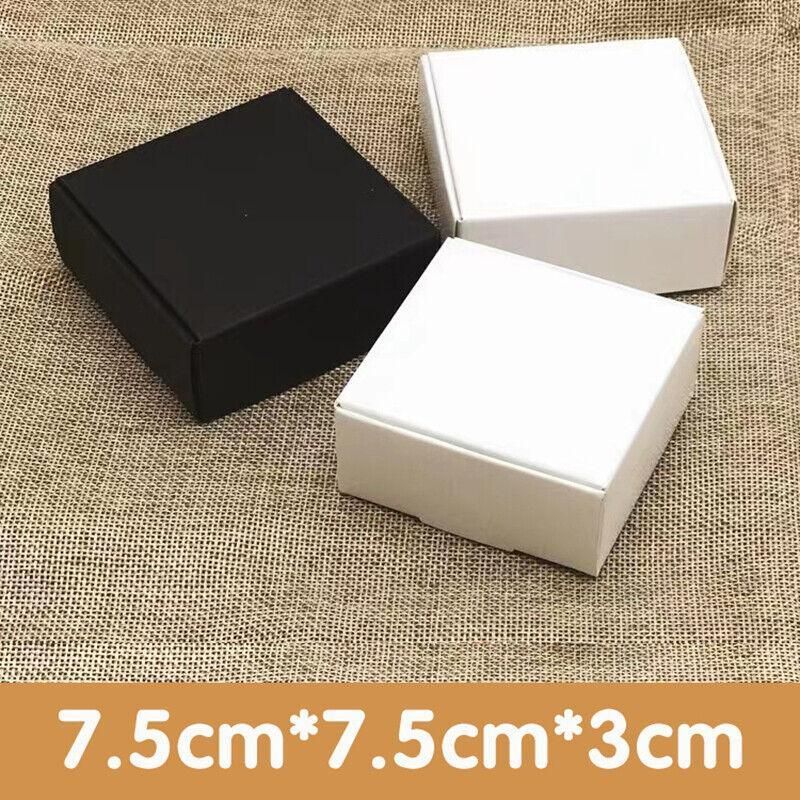 40x Paper Wedding Favour Boxes Party Favour Cookie Candy Soap Bomboniere boxes - White