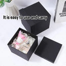 Square Gift Boxes 8pcs Empty Packaging Boxes for Favour Party Wedding Storage - Black-20x16.5cm