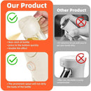 2-in-1 470ml Glass Oil Bottle Spray Pour Automatic Pressure Control Kitchen Tool - Beige
