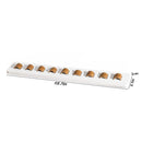Wall Mount Glasses Storage Rack for Sunglasses Organizer Home Display Rack - White