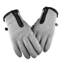 Winter Warm Windproof Waterproof Anti-Slip Thermal Touch Screen Gloves Unisex M Size - Grey