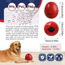 Licking Dog Gnawing Toy Slow Feeder Dinosaur Eggs Interactive Slow Food Dog Toy - Black