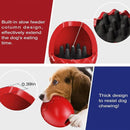 Licking Dog Gnawing Toy Slow Feeder Dinosaur Eggs Interactive Slow Food Dog Toy - Black