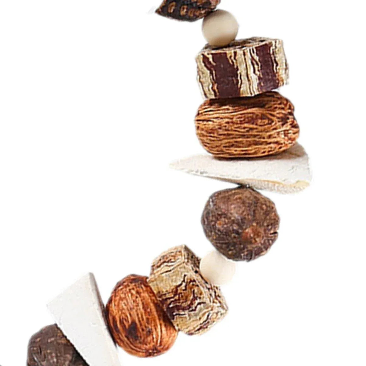 Parrot Chew Toy For Training Climbing Grinding Teeth Relief Durable Bird Toy - Pine Cones