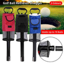 Golf Mesh Ball Pickup Tube Golf Accessories Portable Golf Ball Retriever Tool - Black