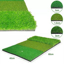 3in1 Golf Training Mat Portable Hitting Practice Driving Range Training Tool