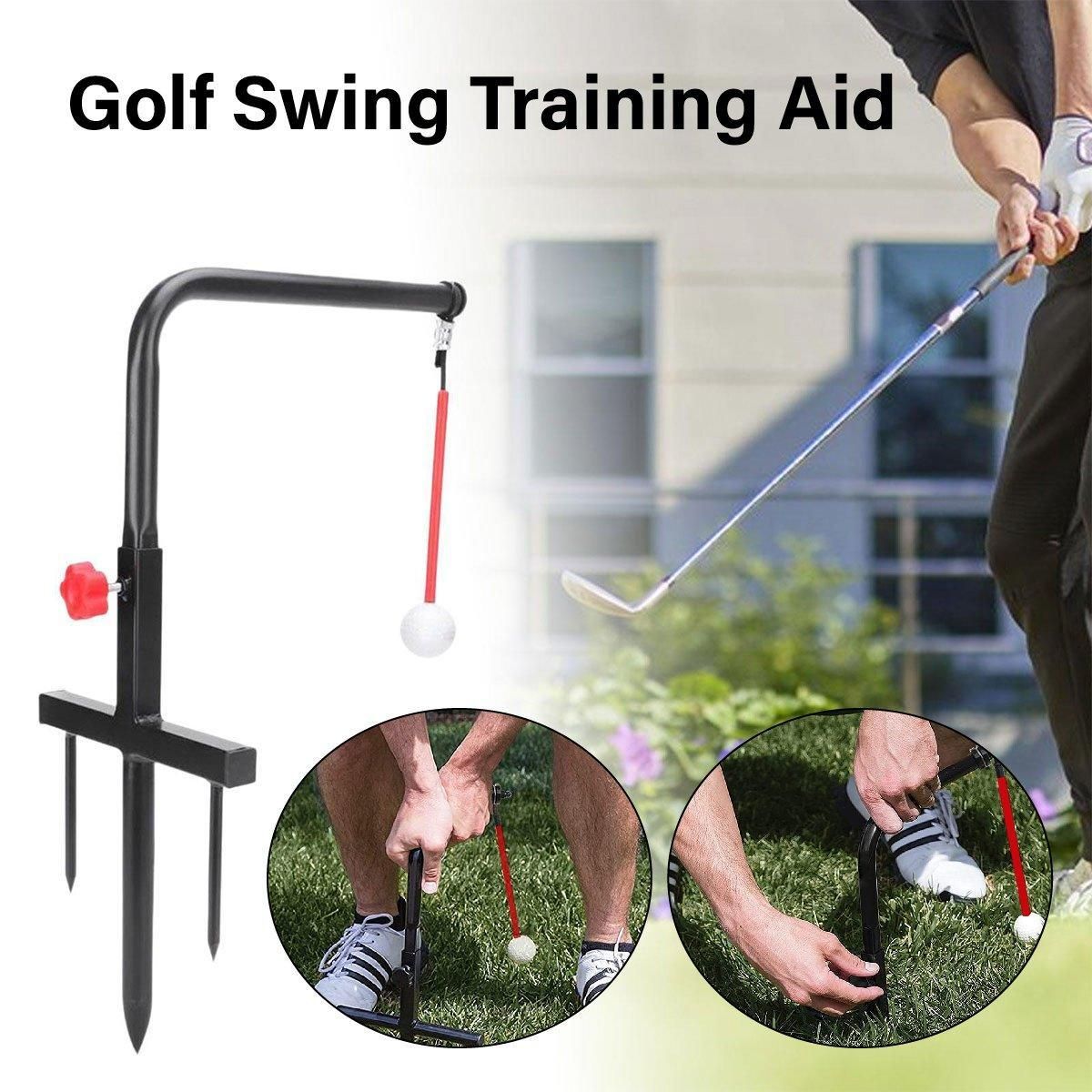 Golf Swing Training Aid Professional Indoor Outdoor Practice Tool for Beginners