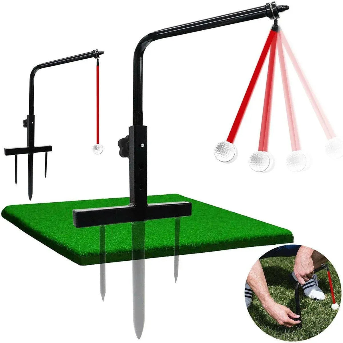 Golf Swing Training Aid Professional Indoor Outdoor Practice Tool for Beginners