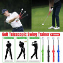Golf Swing Training Aid Telescopic Impact Sound Stick Exercise Tool for Practice - Blue
