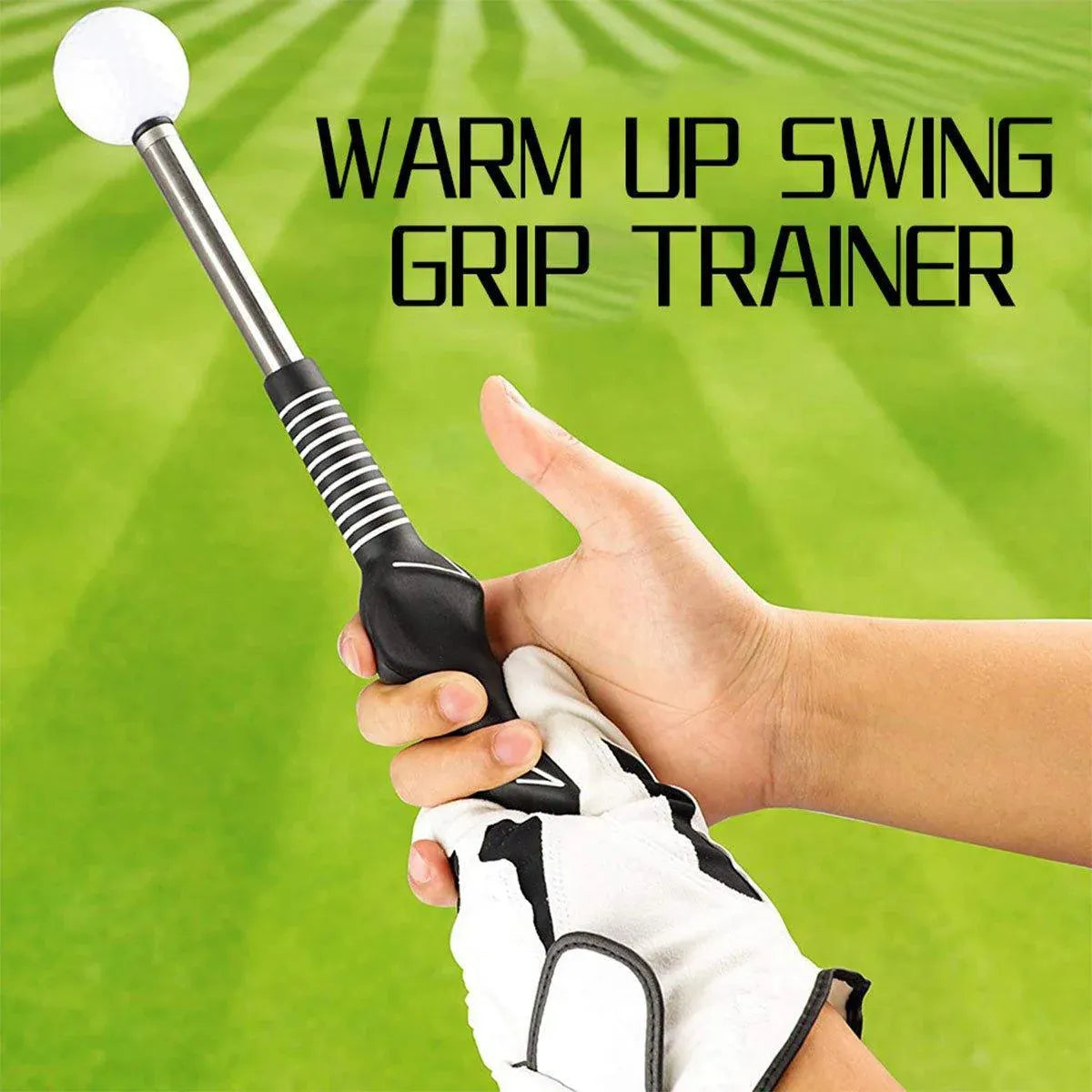 Golf Swing Training Aid Telescopic Impact Sound Stick Exercise Tool for Practice - Red
