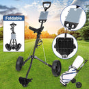 Foldable Aluminum Golf Push Pull Trolley Cart Lightweight Buggy for Easy Transport