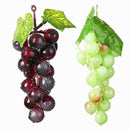 10Pcs Lifelike Artificial Grapes Decorative Fake Fruit for Weddings & Decor - Purple