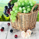 10Pcs Lifelike Artificial Grapes Decorative Fake Fruit for Weddings & Decor - Purple