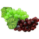 10Pcs Lifelike Artificial Grapes Decorative Fake Fruit for Weddings & Decor - Purple
