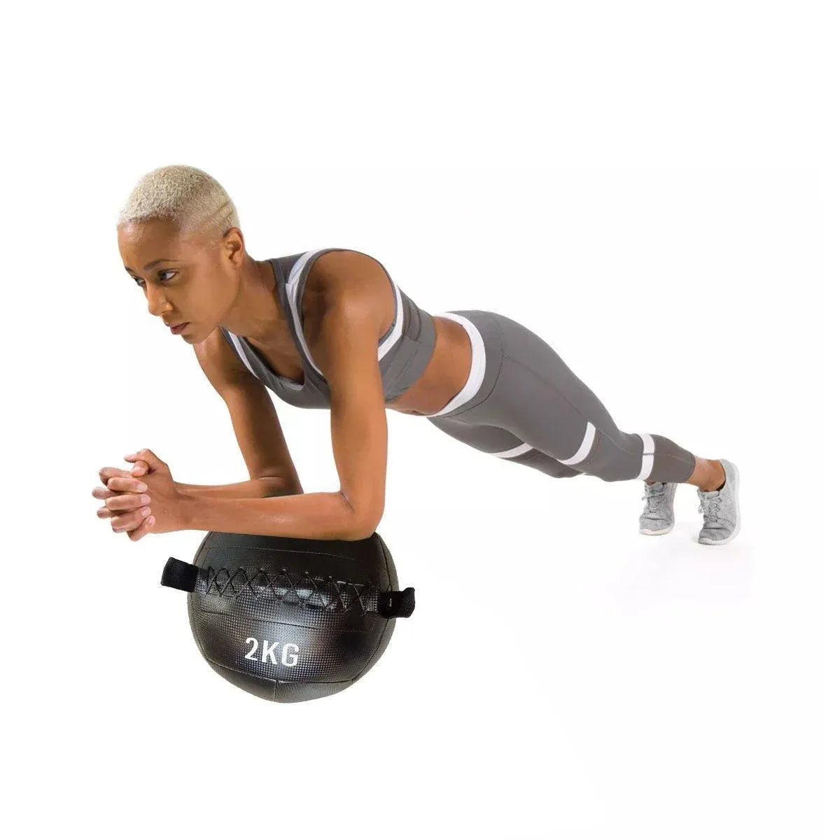 Non-Elastic Soft Squat Wall Ball for Solid Gravity and Balance Training Workouts - 2kg