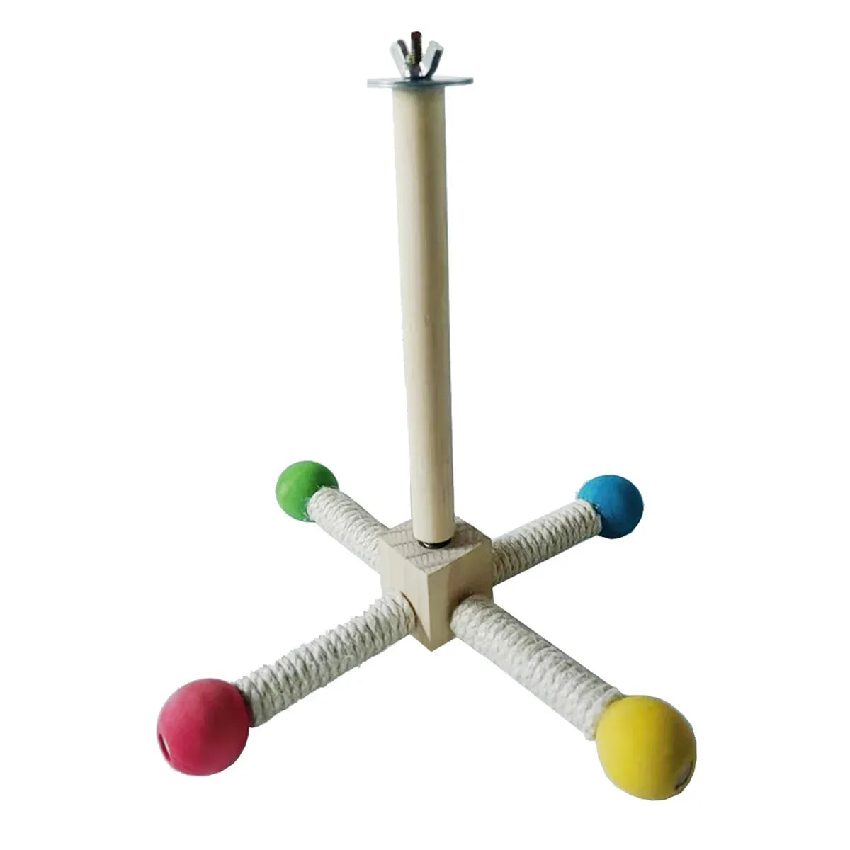 Parrot Toy Rotating Station Stand for Parrots Cockatiel Bird For Small Birds