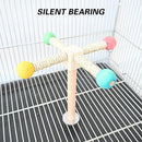 Parrot Toy Rotating Station Stand for Parrots Cockatiel Bird For Small Birds