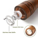 Wooden Pepper Grinder Pepper Mill Set Manual Home Salt Pepper Powder Bottle ﻿ - 8inch